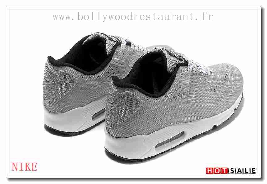 LP3949 Suède 2018 Nouveau style Nike Air Max 90 - Homme Chaussures - Grise Promotions Vente - H.K.Y.&147 - Taille : 40~44